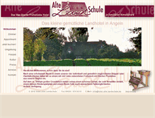 Tablet Screenshot of hotel-alte-landschule.de